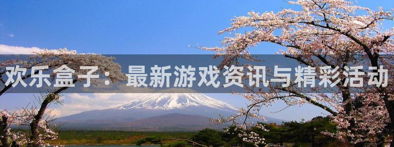 多彩娱乐app下载地址：欢乐盒子：最新游戏资讯与精彩活动